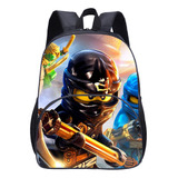 Mochila Escolar Infantil Lego Ninja Ninjago, 16 Pulgadas, Ca