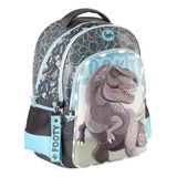 Mochila Espalda 18 Con Luz Dinosaurio T-rex Footy F2203