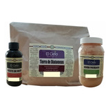 Kit Huerto Aceite De Neem Jabón Potasico Tierra De Diatomeas