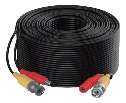 Cable Siames 20 Metros Para Camaras Seguridad Cctv Bnc Video