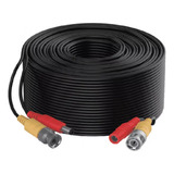 Cable Siames 20 Metros Para Camaras Seguridad Cctv Bnc Video