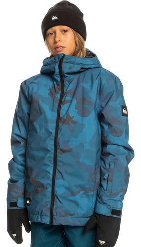 Campera Nene Quiksilver Mission Printed Bsm5 Ski Snow 10k