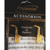 Prendedor De Partitura Clipets Saxofone Paganini Ppt085