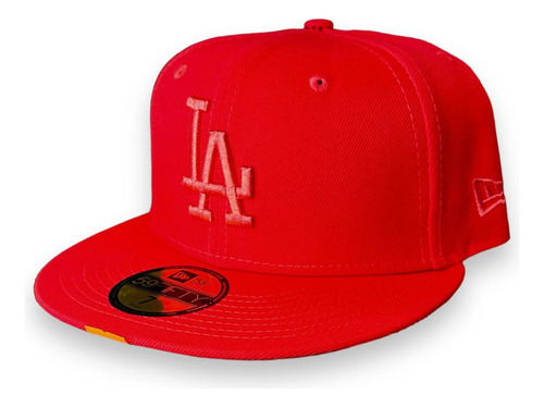 New Era Gorra Los Angeles Dodgers Mlb Red 59fifty Cerrada 