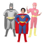 Disfraz Batman Superman Flash Premium Liga Justicia Original