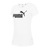 Playera Puma Blanca Essentials Mujer Casual 587087 Original