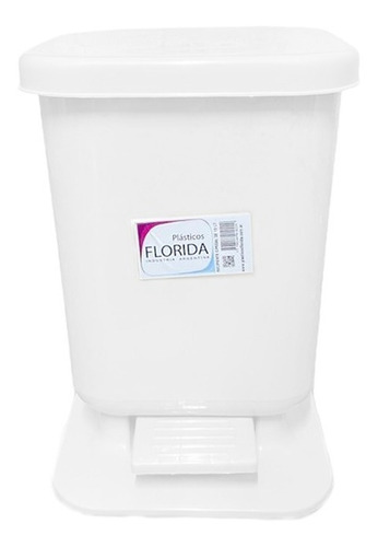 Tacho Cesto Basura Recipiente Residuos Florida Pedal 13 L