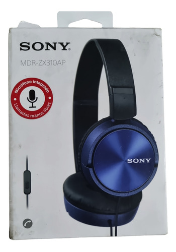 Audifonos Sony Plegable Mdr-zx310ap Negros 