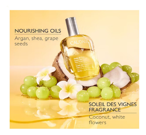 Caudalie Soleil Des Vignes Oil Elixir 50ml Nutre Ilumina 