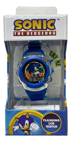 Reloj Pulsera Sonic Hedgehog Con Luces Watch Digital