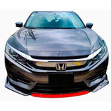 Lip Para Honda Civic 2016 - 2020 ¡porta Placas De Regalo!