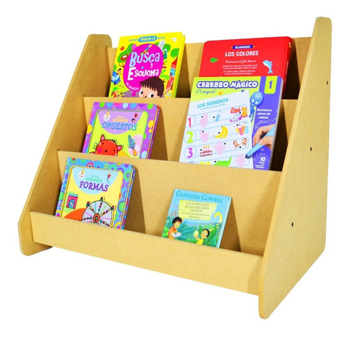 Biblioteca Repisa Montessori Infantil Estantería Organizador