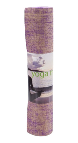 Mat De Yoga Pvc + Yute Eco 6mm Pilates - Gym 