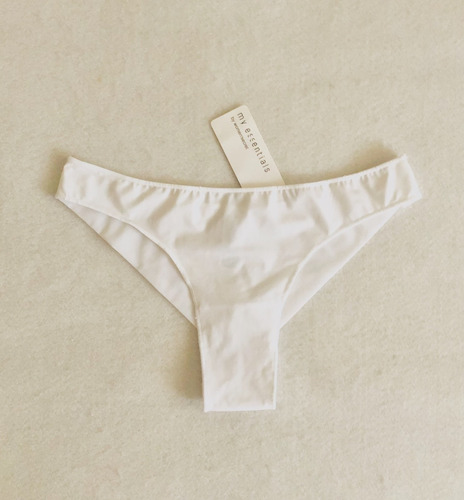 Women's Secret Tanga Cachetera Blanca De Malla Original