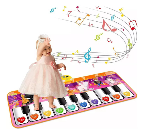  Juguete Alfombra Piano Musical Para Bebes Y Niños