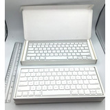 Apple Lot Of 2 White & Silver Keyboards Magic A1644, Wir Aac