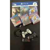 Playstation Ps4 Slim Megapack 18 + 4 Juegos Digi 2 Joystick