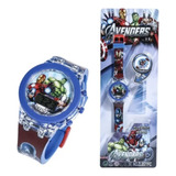 Reloj De Pulsera Digital Dibujos Animados P Niños Avengers