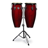 Conga Serie Lp Aspire Con Soporte Lpa646-dw Latin Percussion