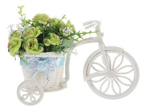 Soporte Para Flores Con Forma De Bicicleta, Adorno De Escrit