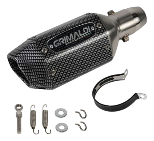 Mofle Deportivo Grimaldi G03-cf Universal De Moto