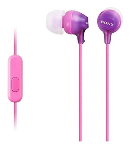 Audífonos In-ear Sony Ex Series Mdr-ex15ap Púrpura