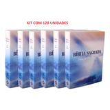 Kit 120 Biblias Sagrada Evangelica Evangelismo Doações Pequena Atacado Homem Mulher Masculina Feminina