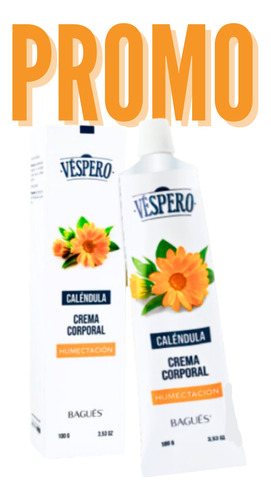 Crema De Caléndula Bagues Vespero 100g En Promo!