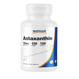 Astaxantina Pura 12 Mg, 120 Cápsulas Importado Cod. 146