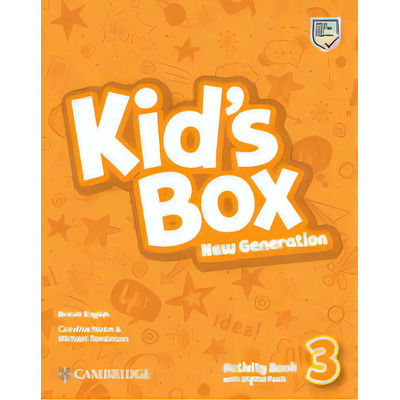 Kid's Box New Generation 3 - Activity Book With Digital Pack: New Generation, De Nixon, Caroline & Tomlinson, Michael., Vol. 3. Editorial Cambridge, Tapa Blanda En Inglés, 2023 | Envío gratis