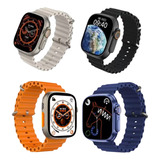 Relógio Smartwatch Ultra Series 8 45mm Para iPhone Android Cor Da Caixa Preto Cor Da Pulseira Preto