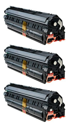 Combo 3 Toner Genéricos Ce285a 85a Laserjet P1102w M1212fn