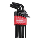 Jogo Chave L Torx Hexalobular 9 Peças Gedore Red R36405009