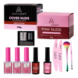 Kit Iniciante  Nail Designer Any Lovy + 100 Moldes Russo 