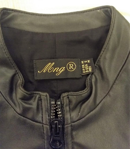 Campera Eco Cuero/cuerina Mng (mango De España)