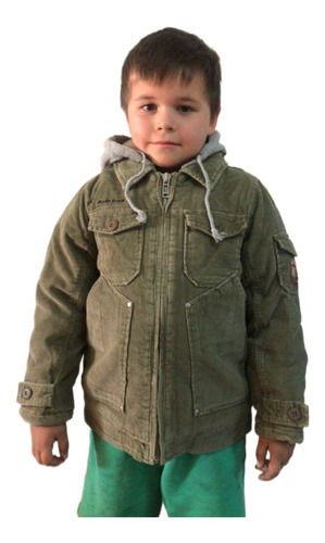 Chaqueta Niño  Maui And Sons Forro Interno Chiporro  5m149-ii8 Verde 