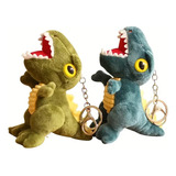 Peluche Dinosaurio T Rex Rugiendo Llavero Mini Kawaii 