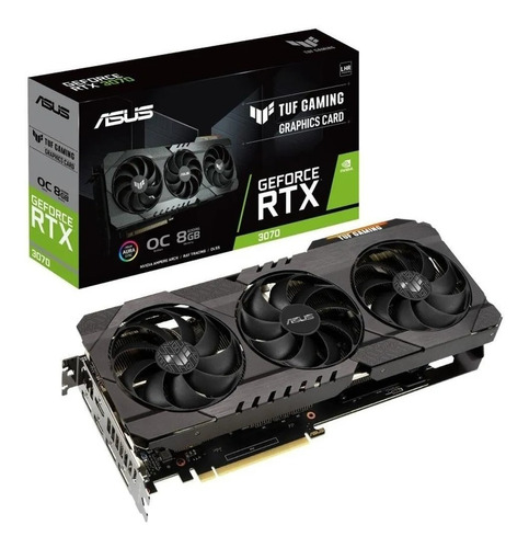 Placa De Vídeo Nvidia Asus  Tuf Gaming Geforce  Rtx 3070 8gb