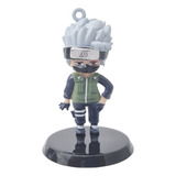 Boneco Miniatura Base Coleção Brinquedo Kakashi Hatake