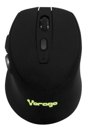 Mouse Optico Inalambrico Negro Vorago Mo-306-bk, 5 Botones