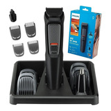 Barbeador Aparador E Cortador Cabelo Philips 6 Em 1 Mg371115 Cor Preto Voltagem 100v/240v