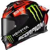 Casco Scorpion Exo Exo-r1 Air Quartararo Monsterrep Negro