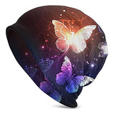 Yilad Butterflies Slouchy Beanie Skull Caps Chemo Hats Baggy