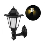 Foco Farol Led Solares Jardin O  Para Pared Luz Blanco 