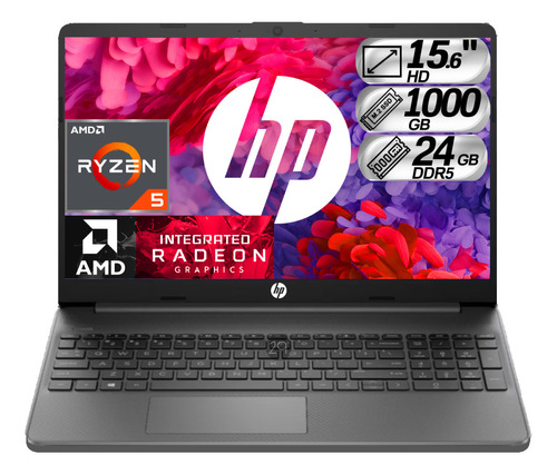 Portatil Computador Hp Ryzen 5 24gb Ram Disco Ssd 1000gb Win