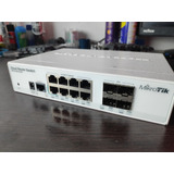 Router Cloud Mikrotik Modelo Crs112-8g-4s-in Gigabit/ Fibra 