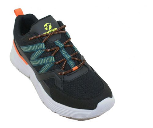 Zapatilla Topper Chalpa Negro/verde/naranja Hombre Deporfan 