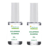 Kit Com 2 Ciclopirox Olamina Esmalte Para Unhas 10ml 