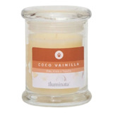 Velas Aromatizadas Coco Vainilla Envase Vidrio 120hrs De Uso