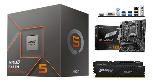 Kit Actualizacion Amd Ryzen 5 8500g Ddr5 16gb Mother A620 